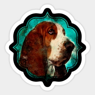 Basset Hound Sticker